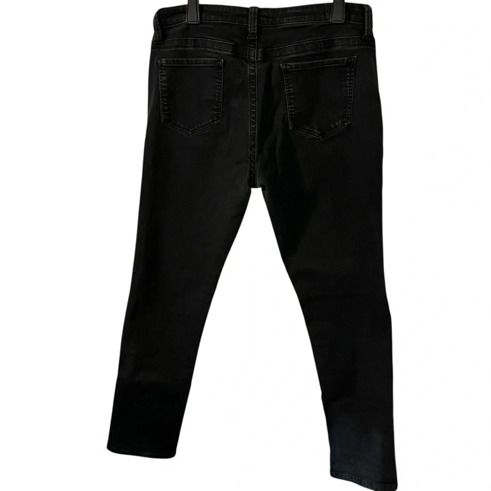 Kut Straight Leg Jeans Black Size 14